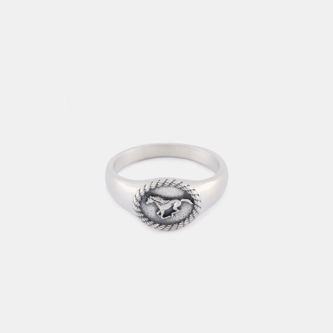 Silver Stallion Ring