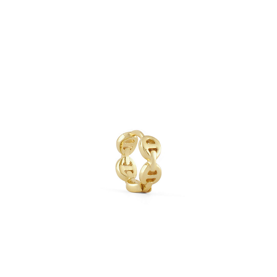 Gold Wanted Hoop Earring