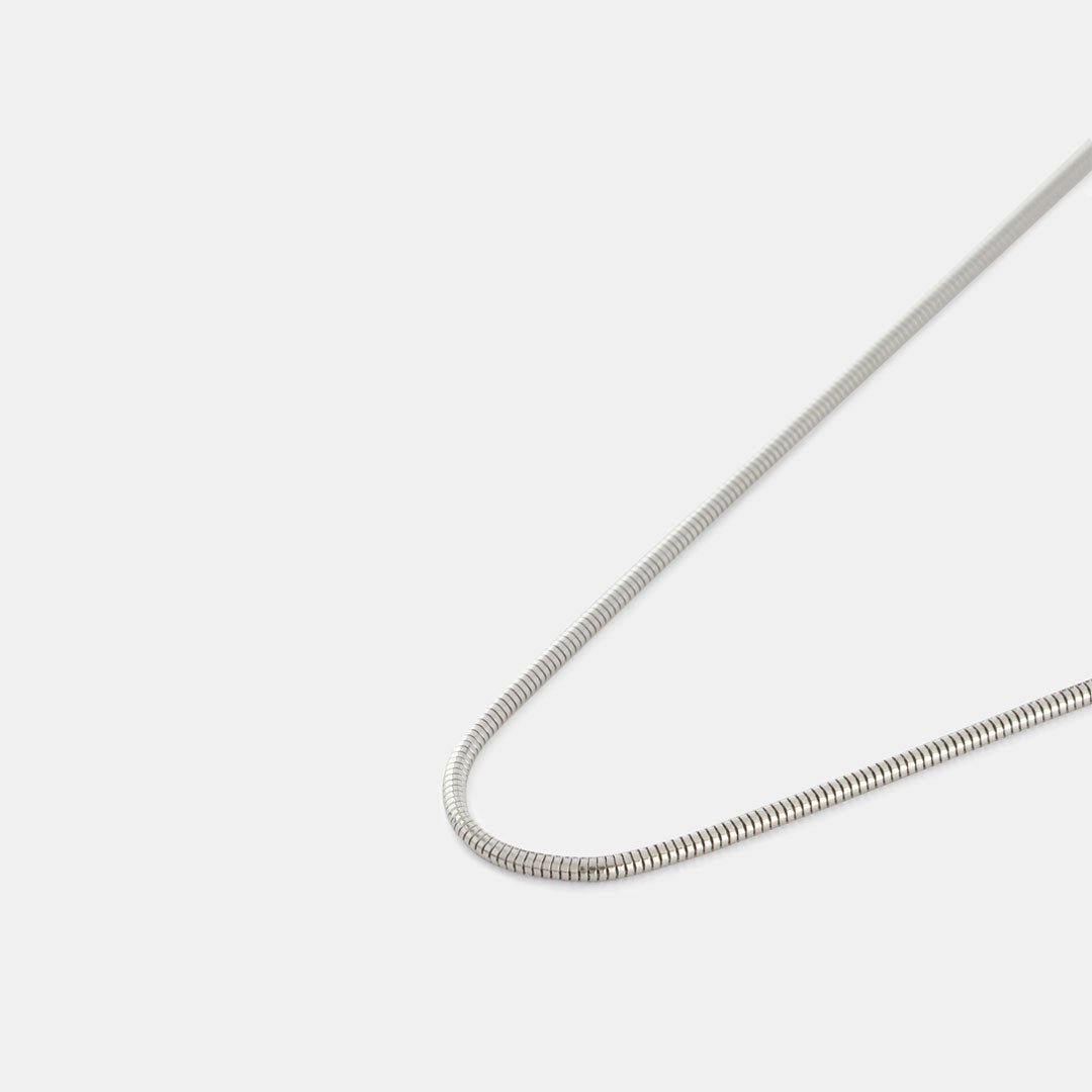 Silver Rounded Snake Chain