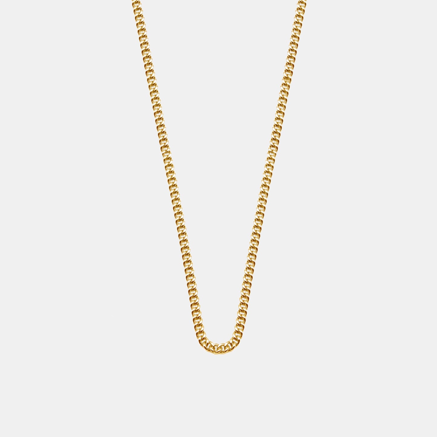 Gold 2.5mm Curb Chain