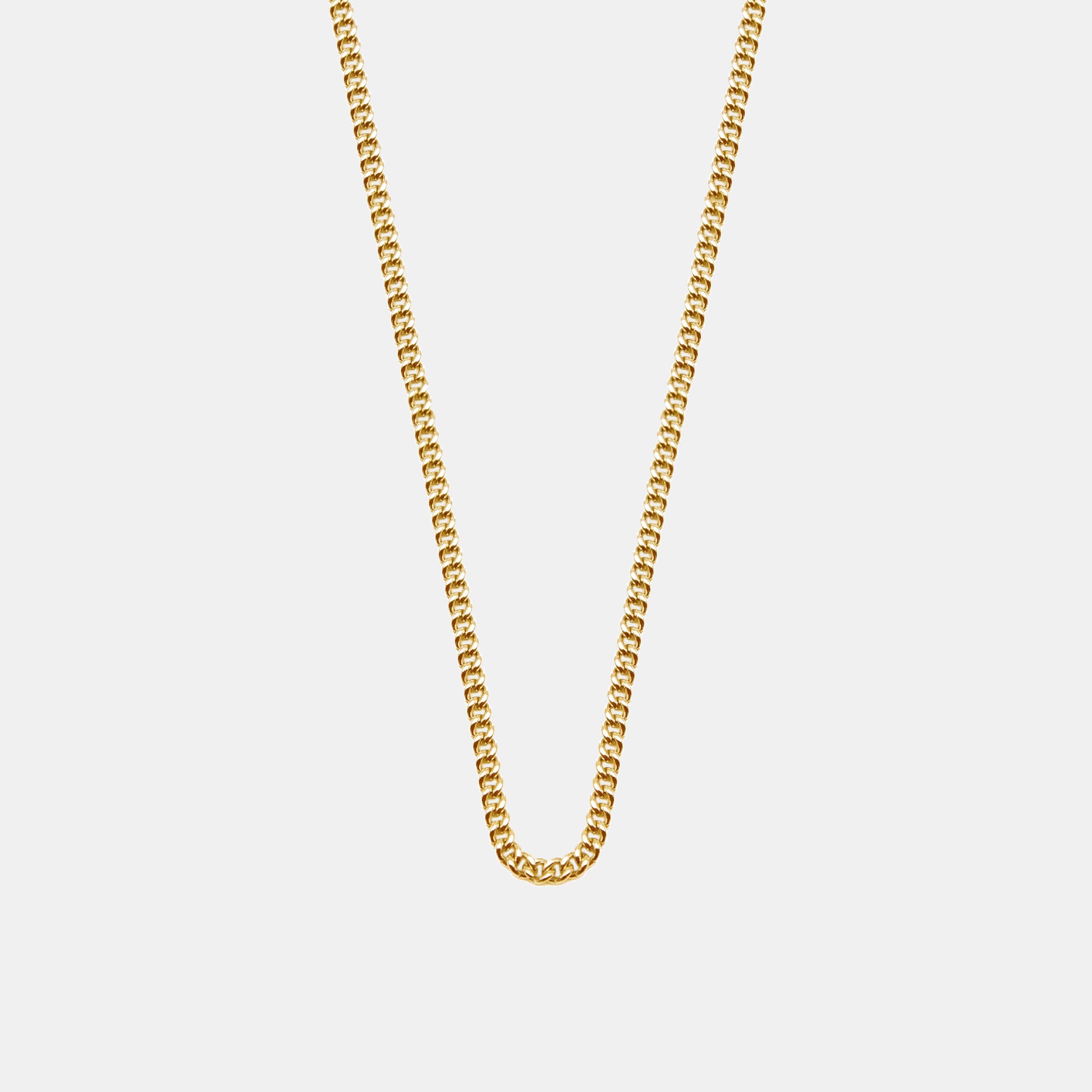 Gold 2.5mm Curb Chain