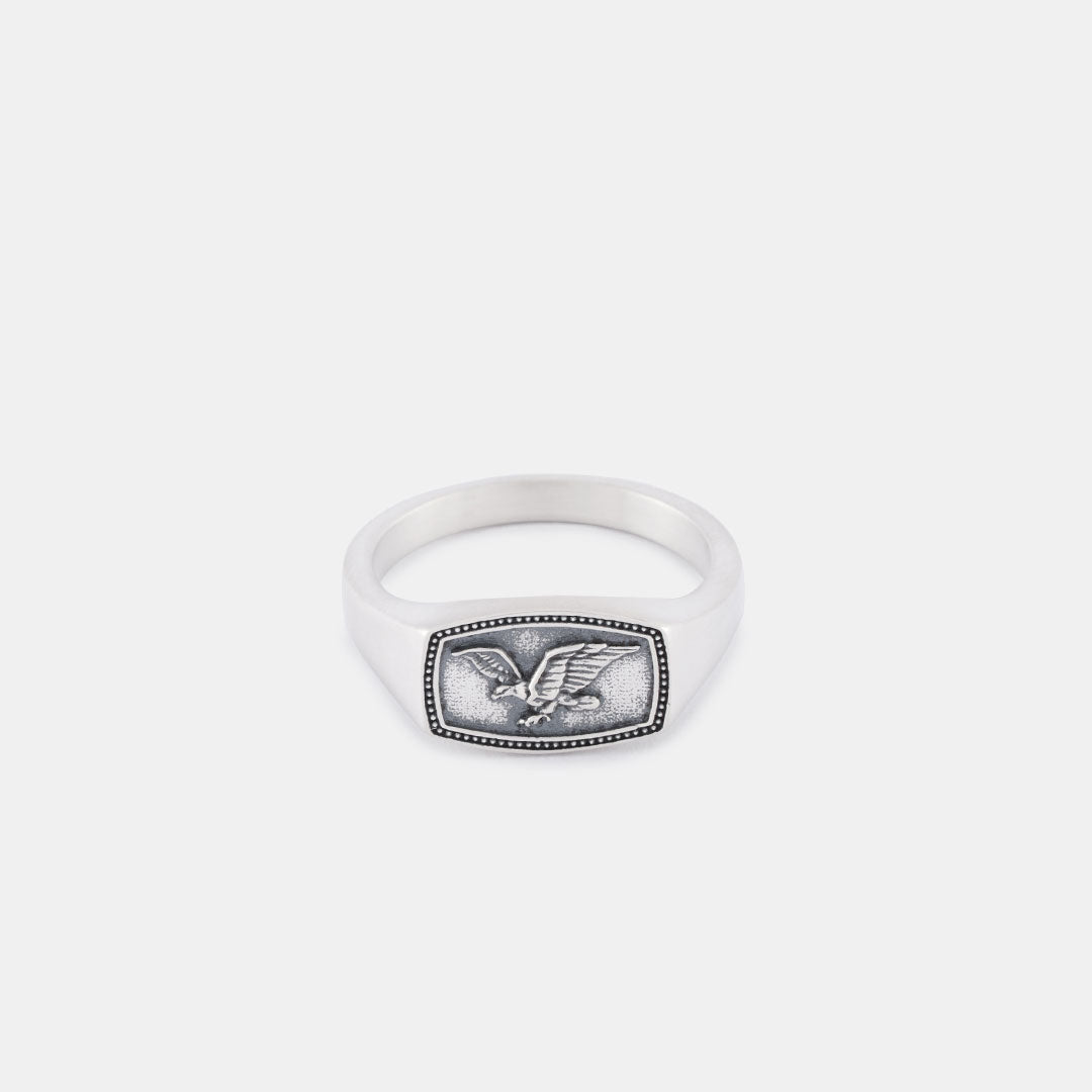 Silver Eagle Ring