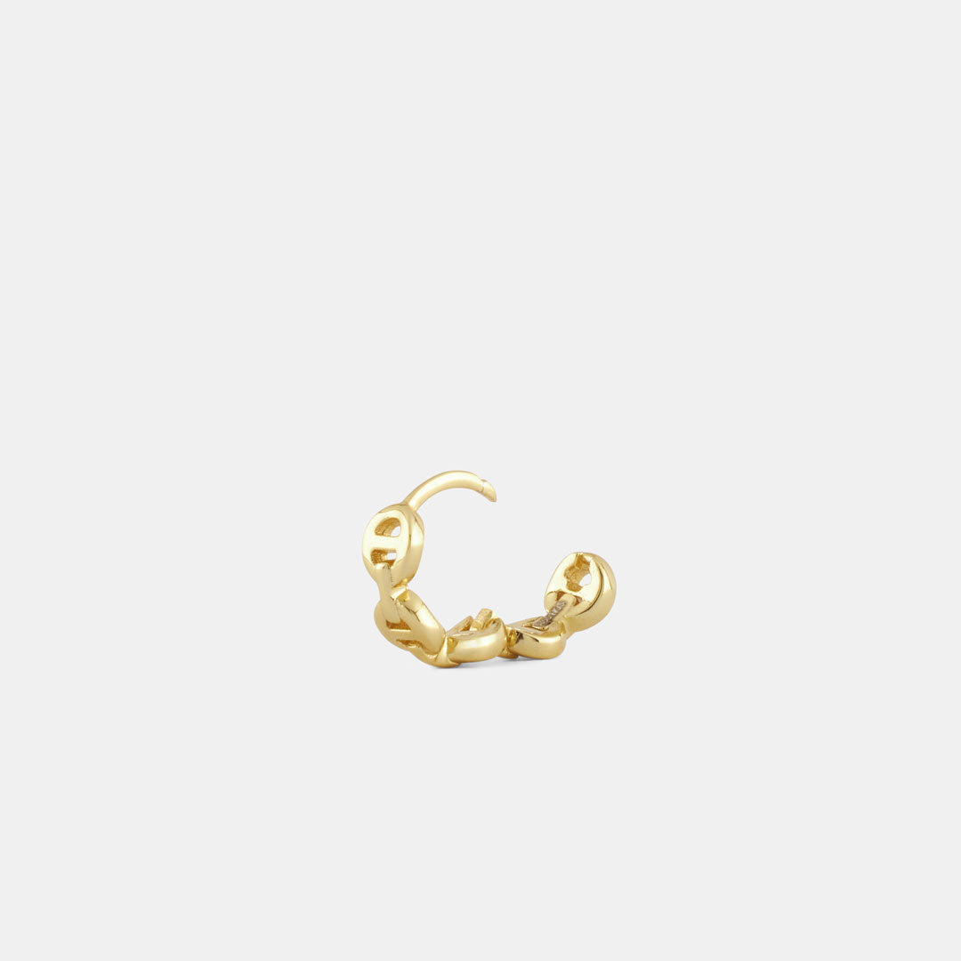 Gold Wanted Hoop Earring