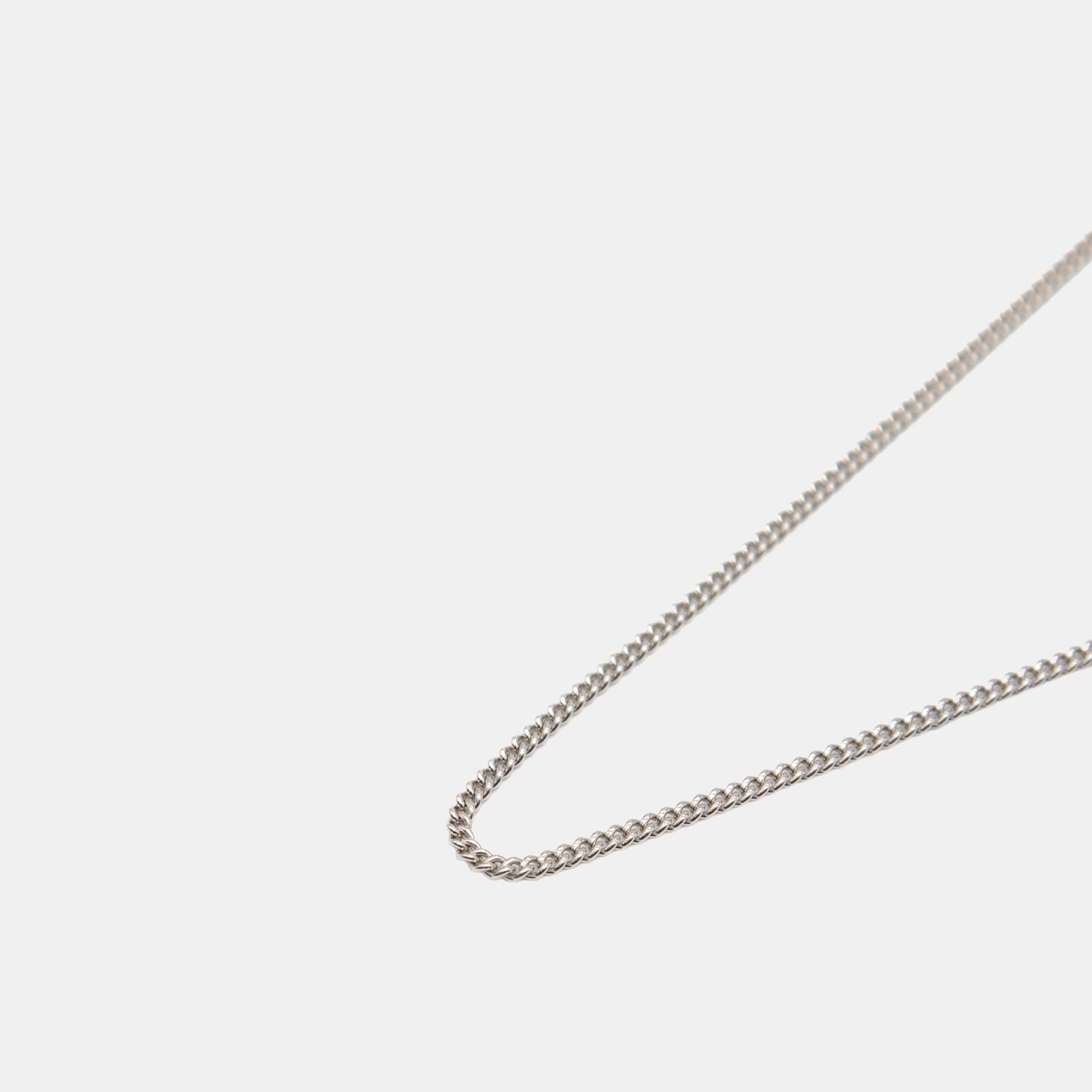 Silver 2.5mm Curb Chain