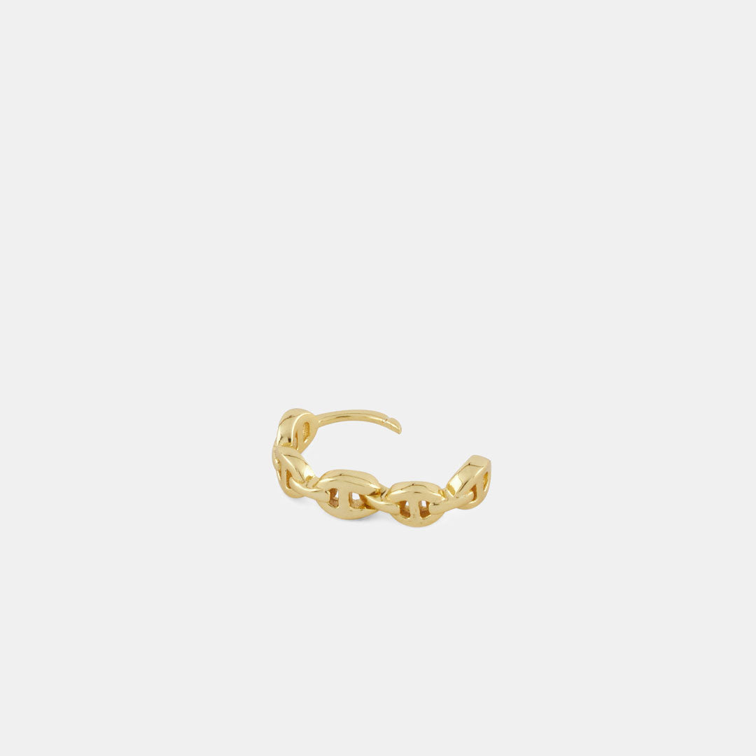 Gold Wanted Hoop Earring