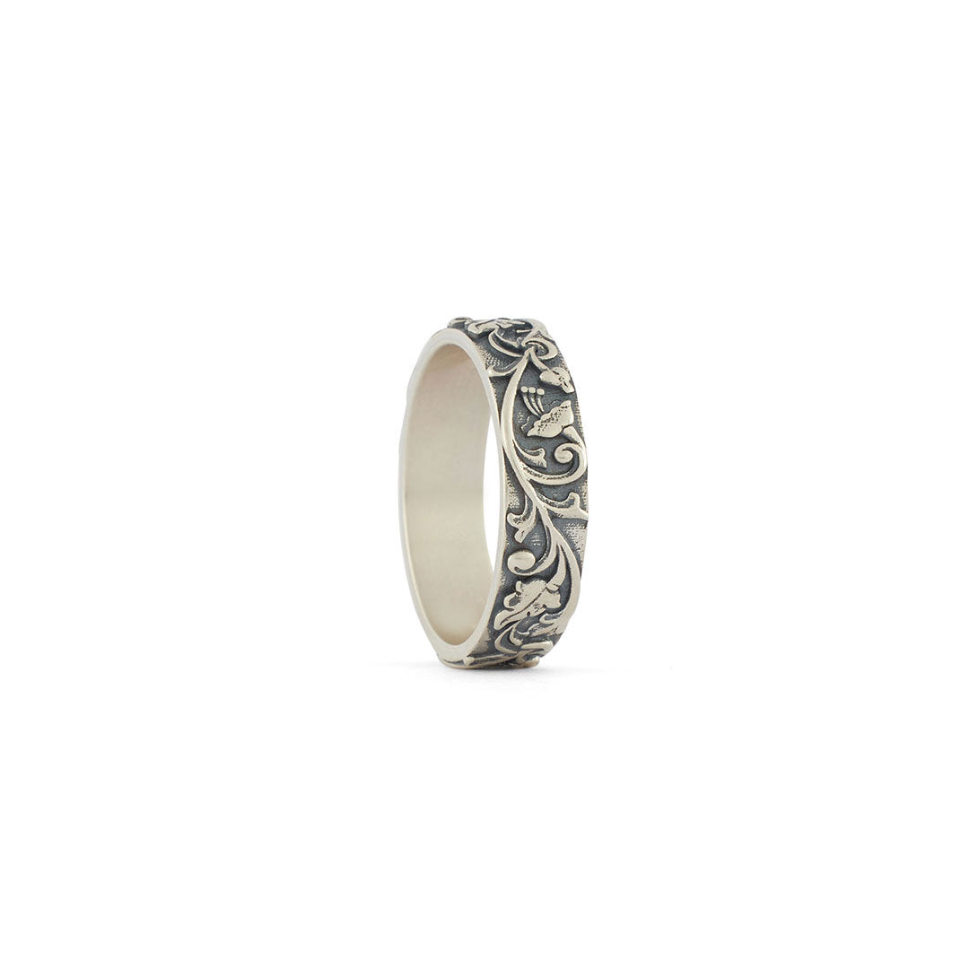 Silver Pergola Ring