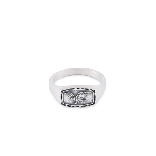 Silver Eagle Ring