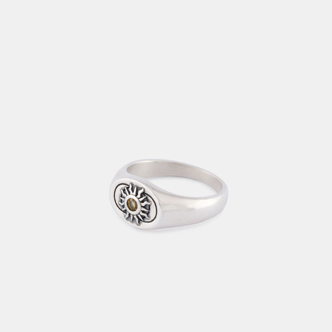 Silver Helios Ring