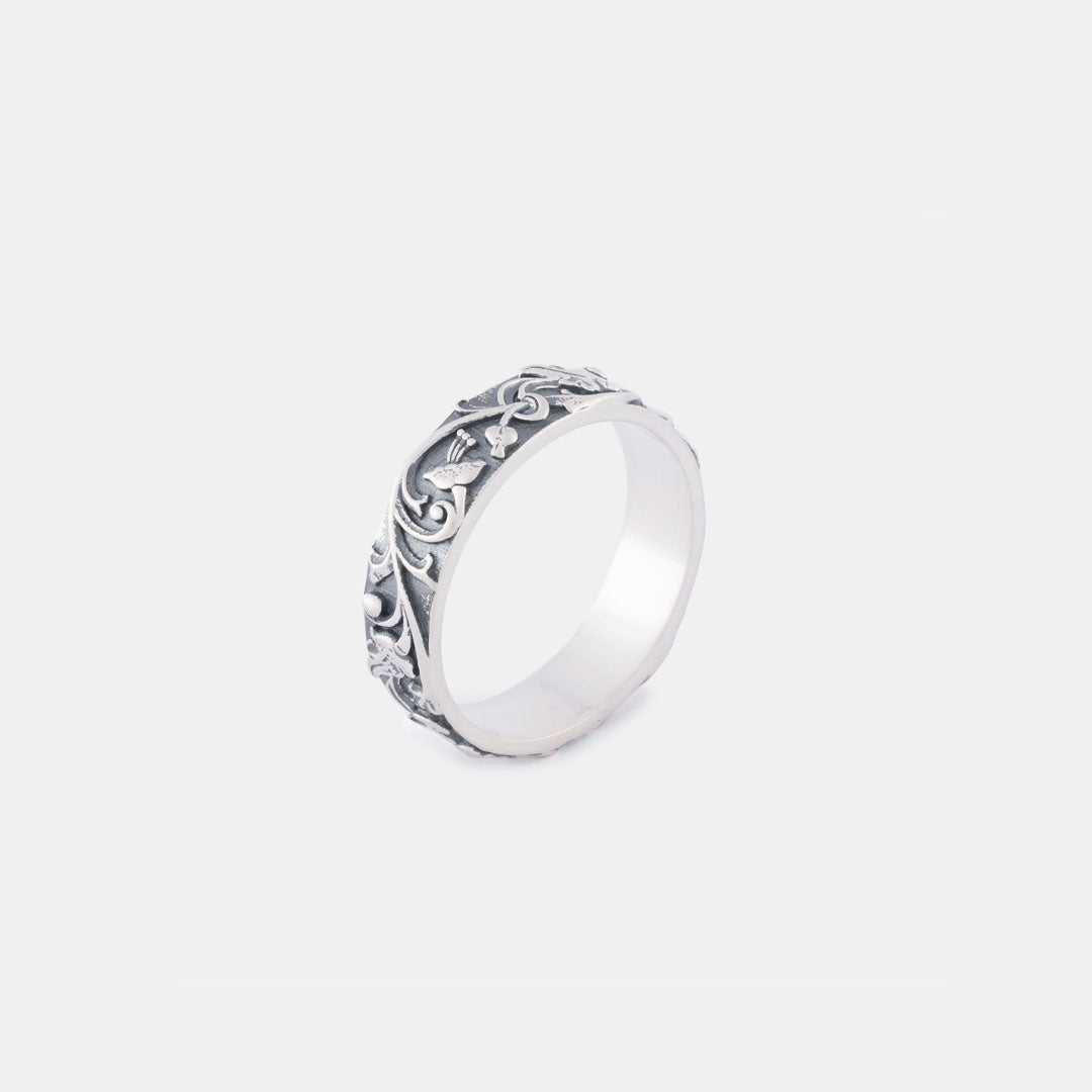 Silver Pergola Ring