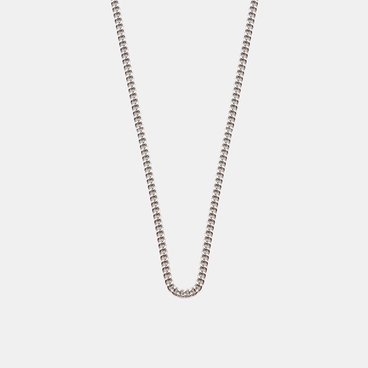 Silver 2.5mm Curb Chain