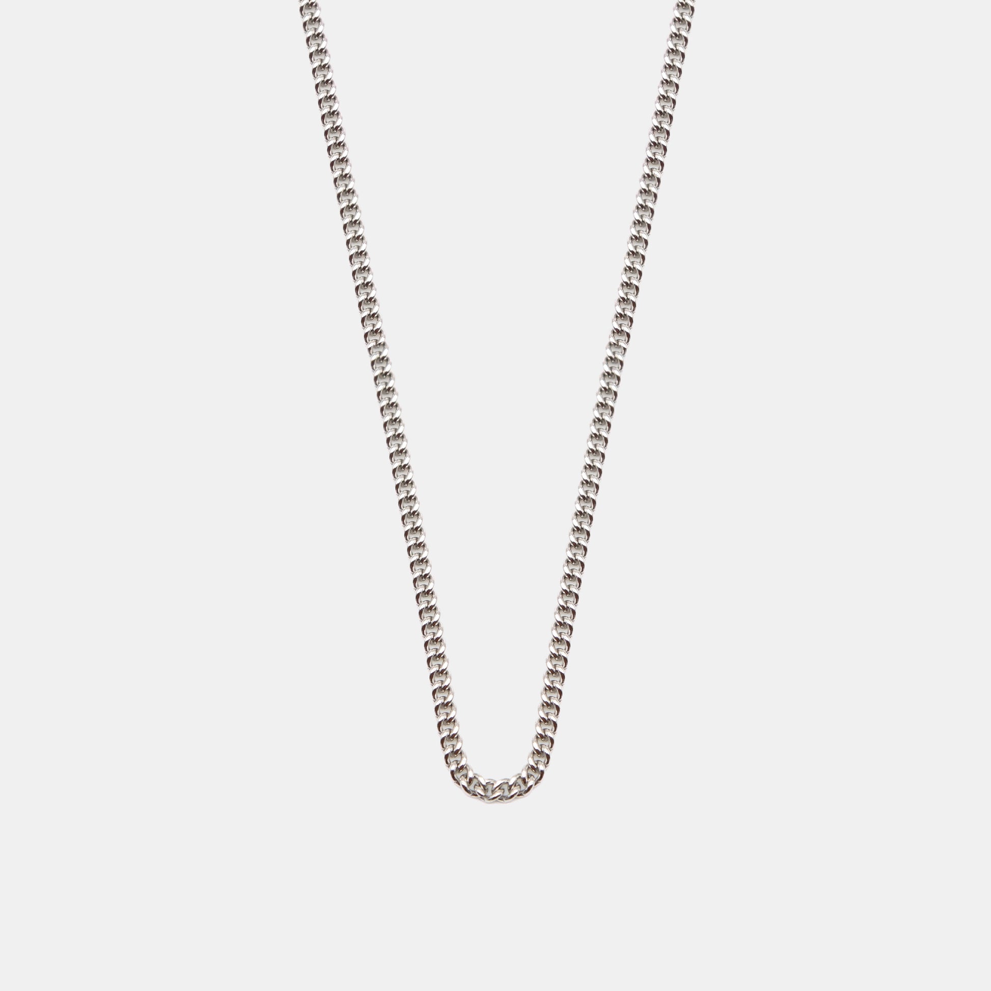 Silver 2.5mm Curb Chain