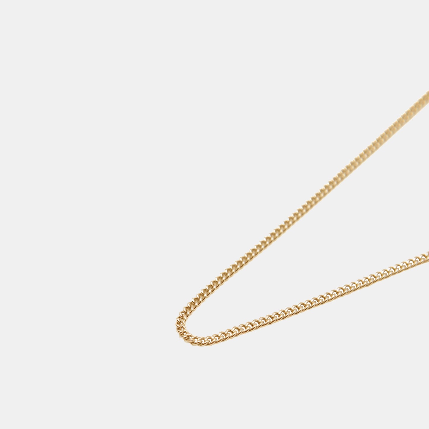 Gold 2.5mm Curb Chain