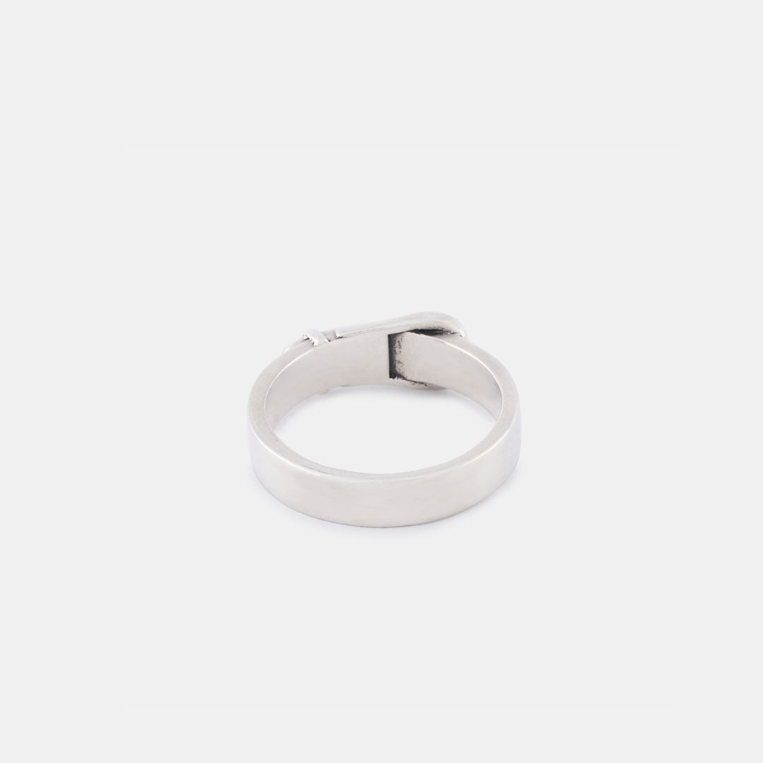 Silver Buckle Ring
