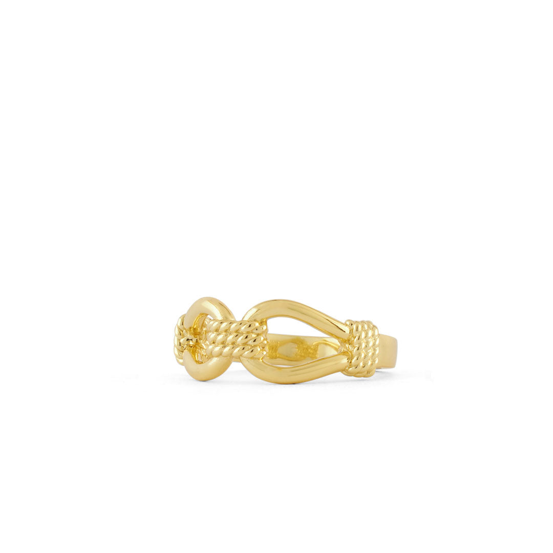 Gold Lasso Ring
