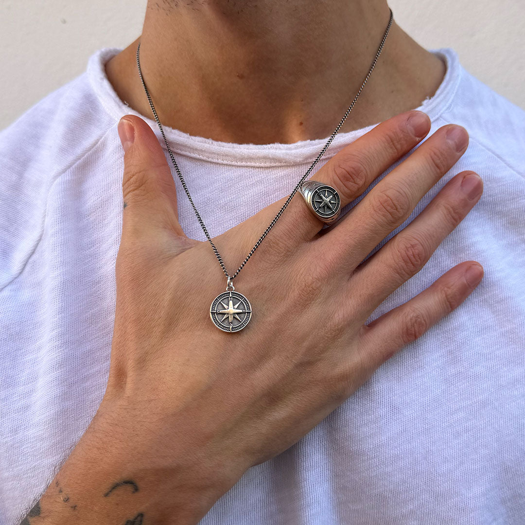 Silver Napoleon Necklace