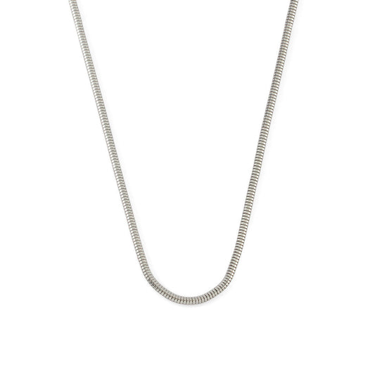 Silver Rounded Snake Chain