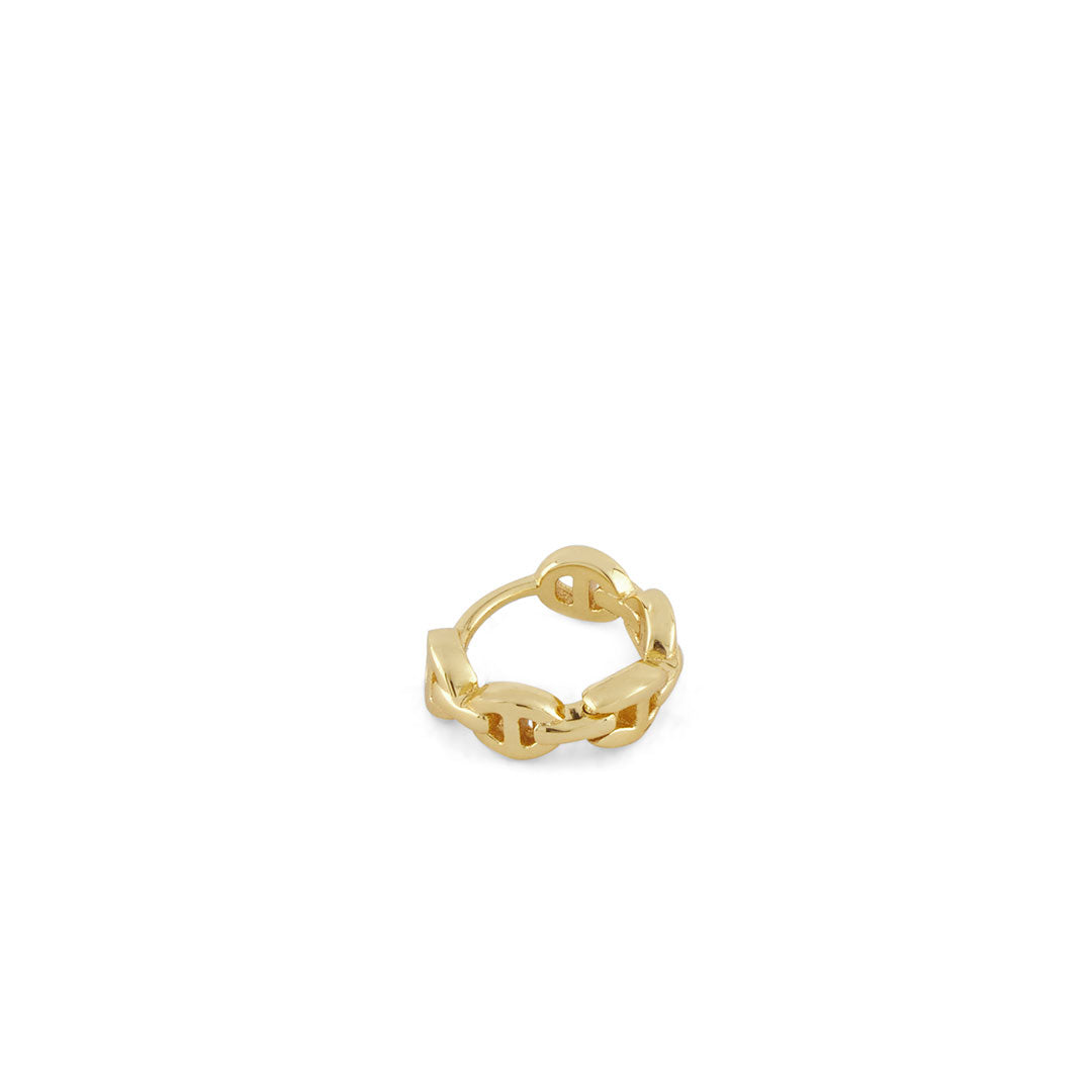 Gold Wanted Hoop Earring