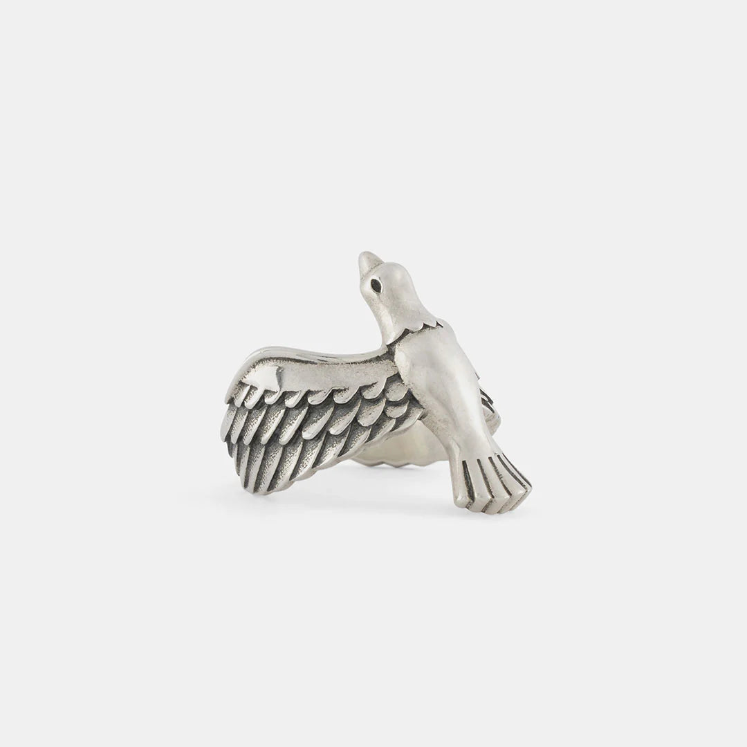 Silver Dove Ring