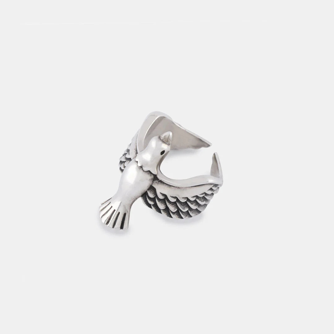 Silver Dove Ring