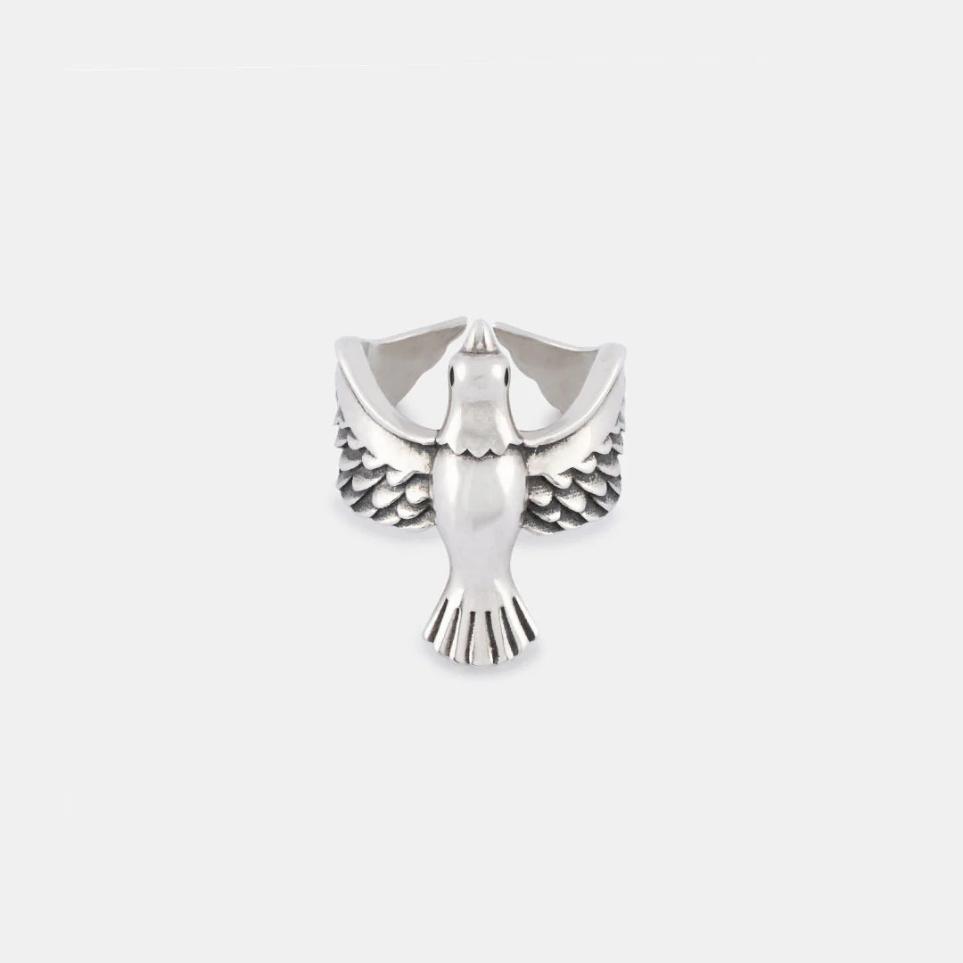 Silver Dove Ring
