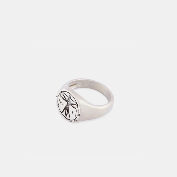 Silver Vitruvian Ring