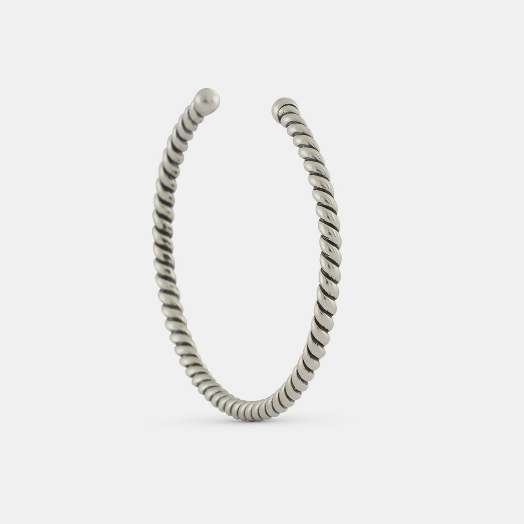 Silver Twist Cuff