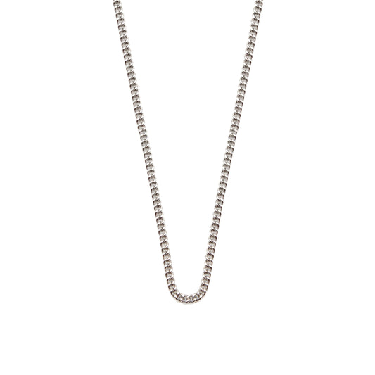 Silver 2.5mm Curb Chain
