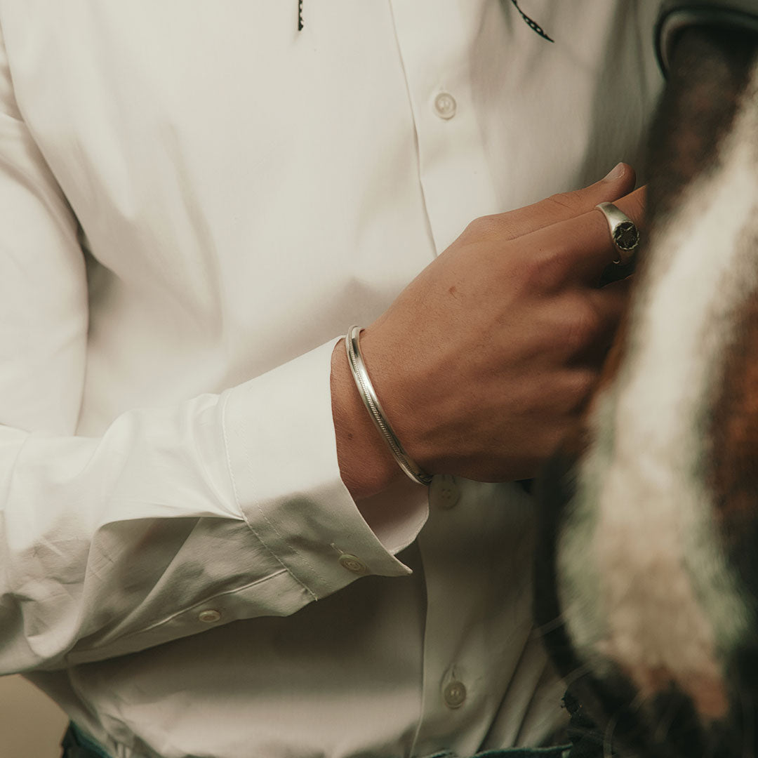 Silver Lasso Cuff