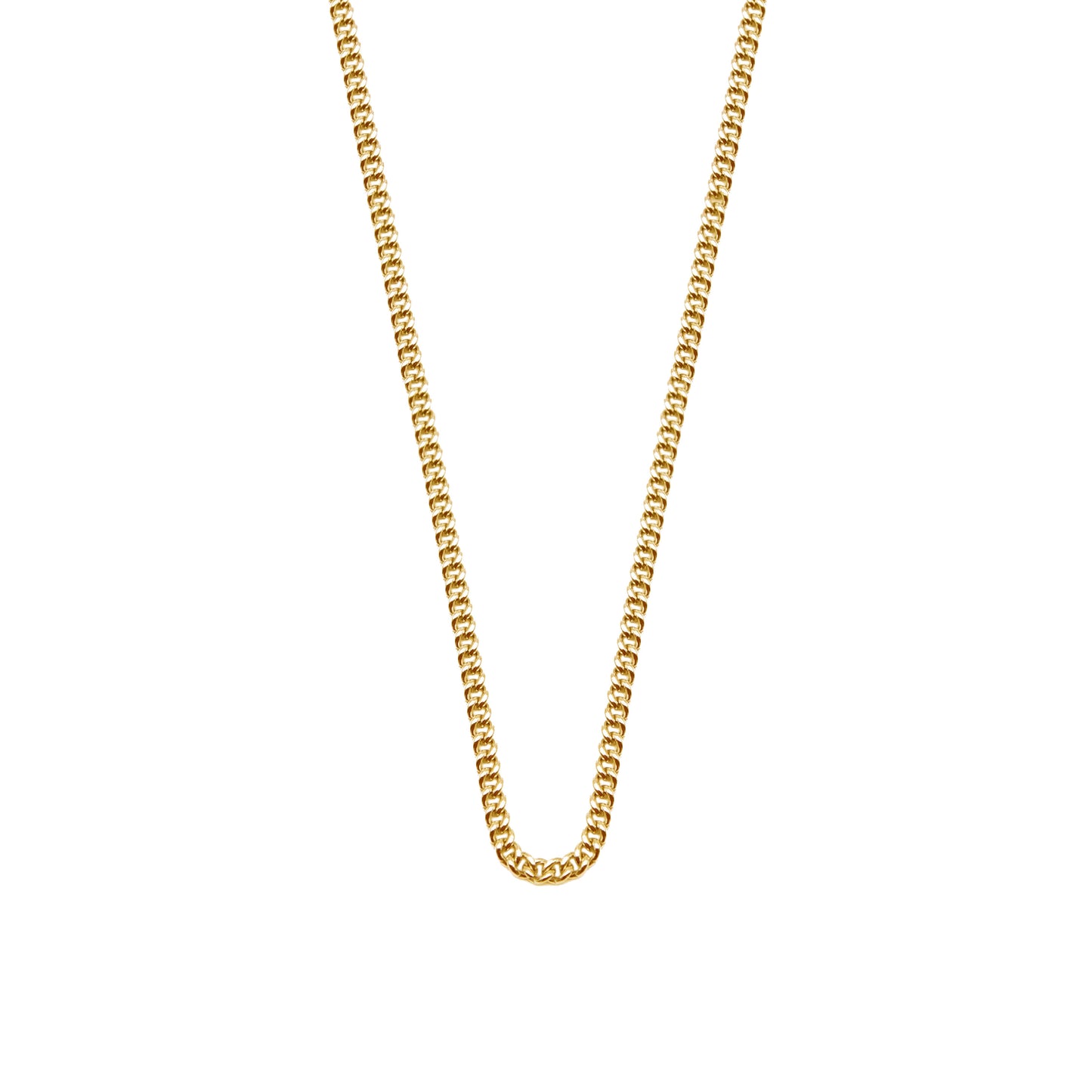 Gold 2.5mm Curb Chain