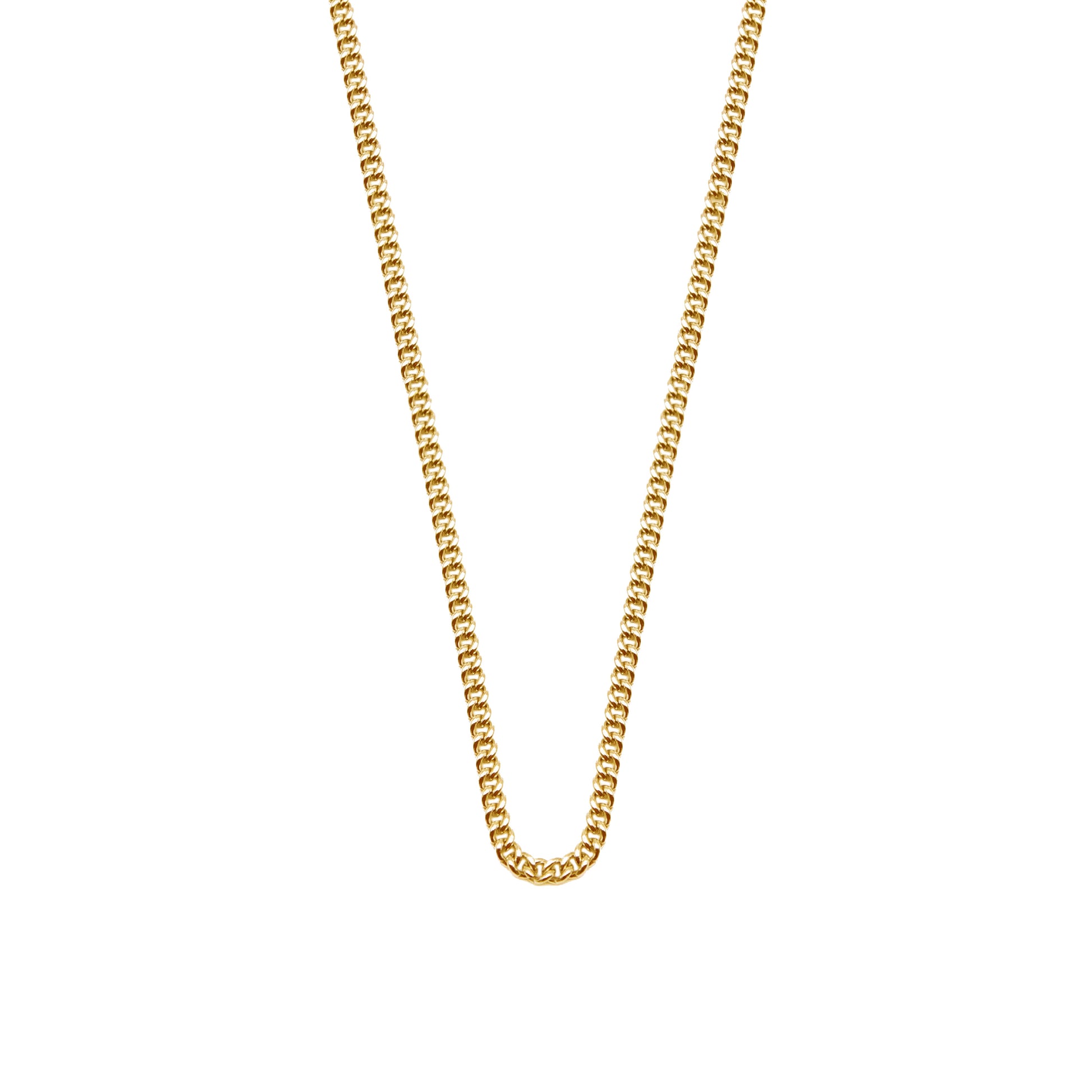 Gold 2.5mm Curb Chain