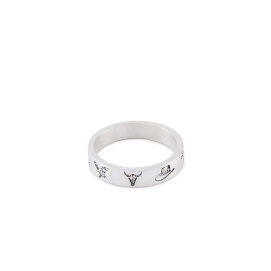 Silver Wild West Ring
