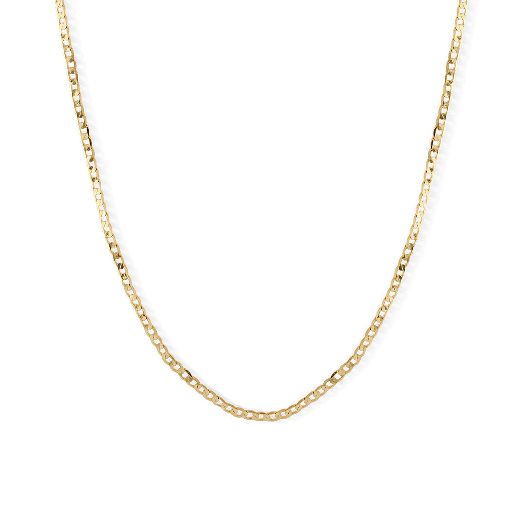 Gold Flat Cuban Chain