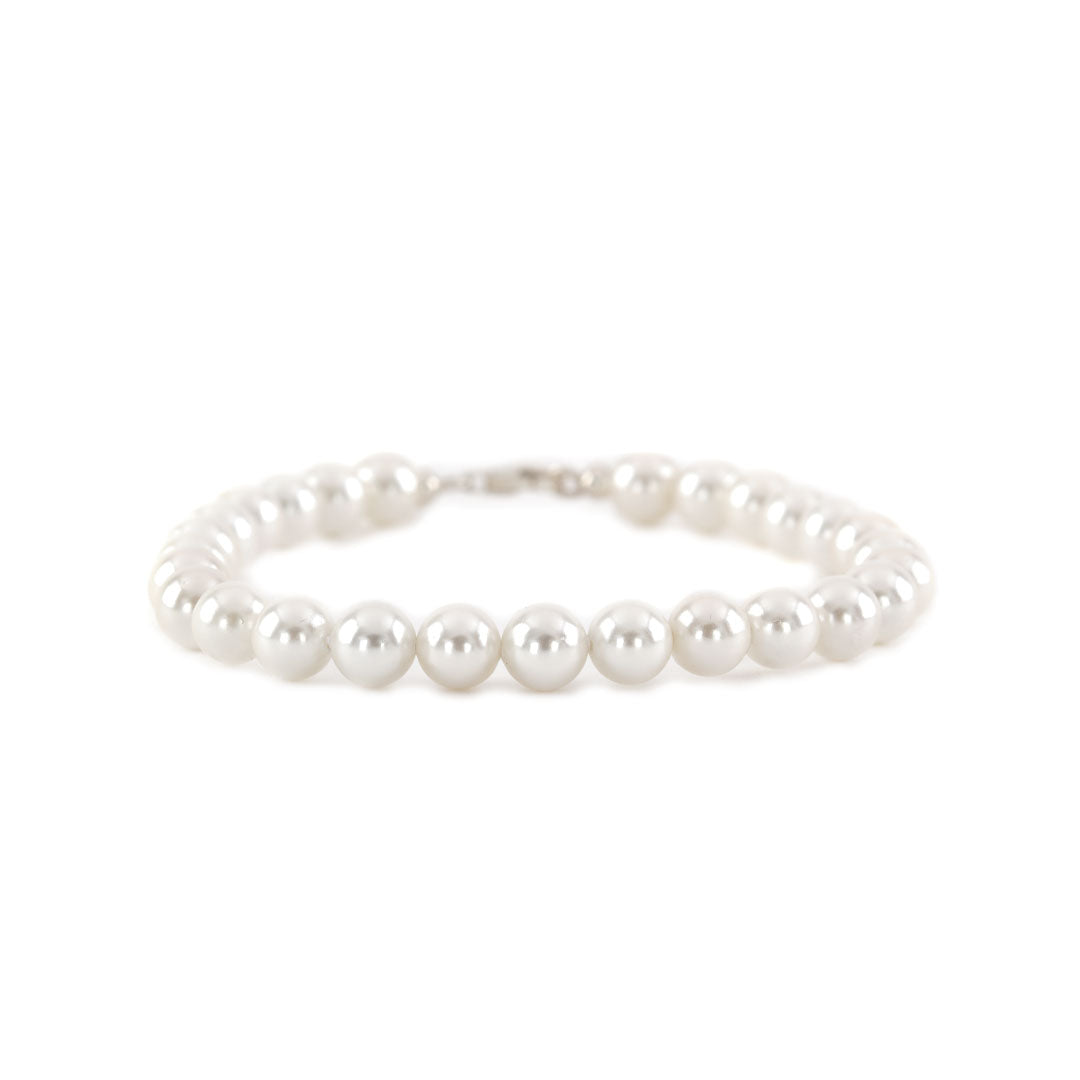Silver Pearl Bracelet
