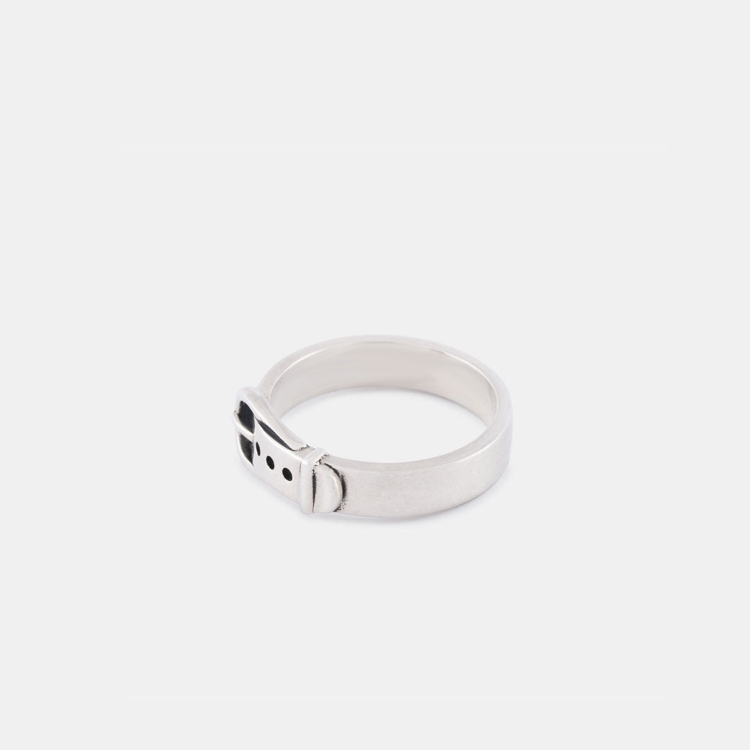 Silver Buckle Ring