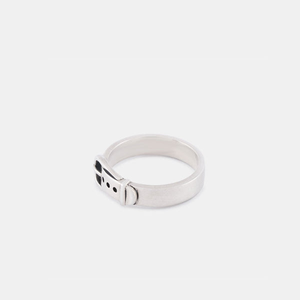 Silver Buckle Ring