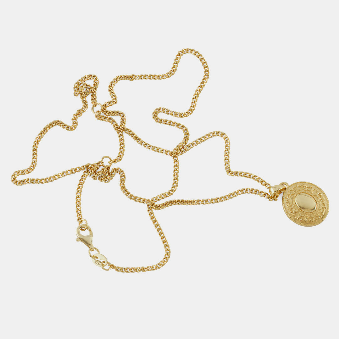 Gold Saloon Necklace