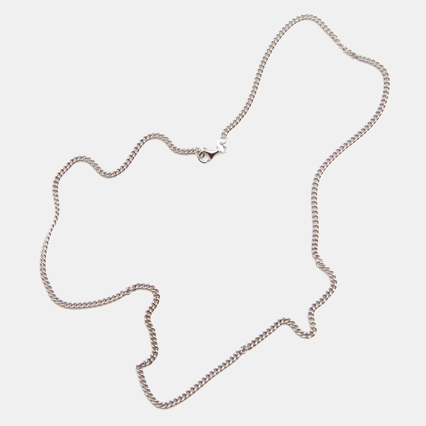 Silver 2.5mm Curb Chain