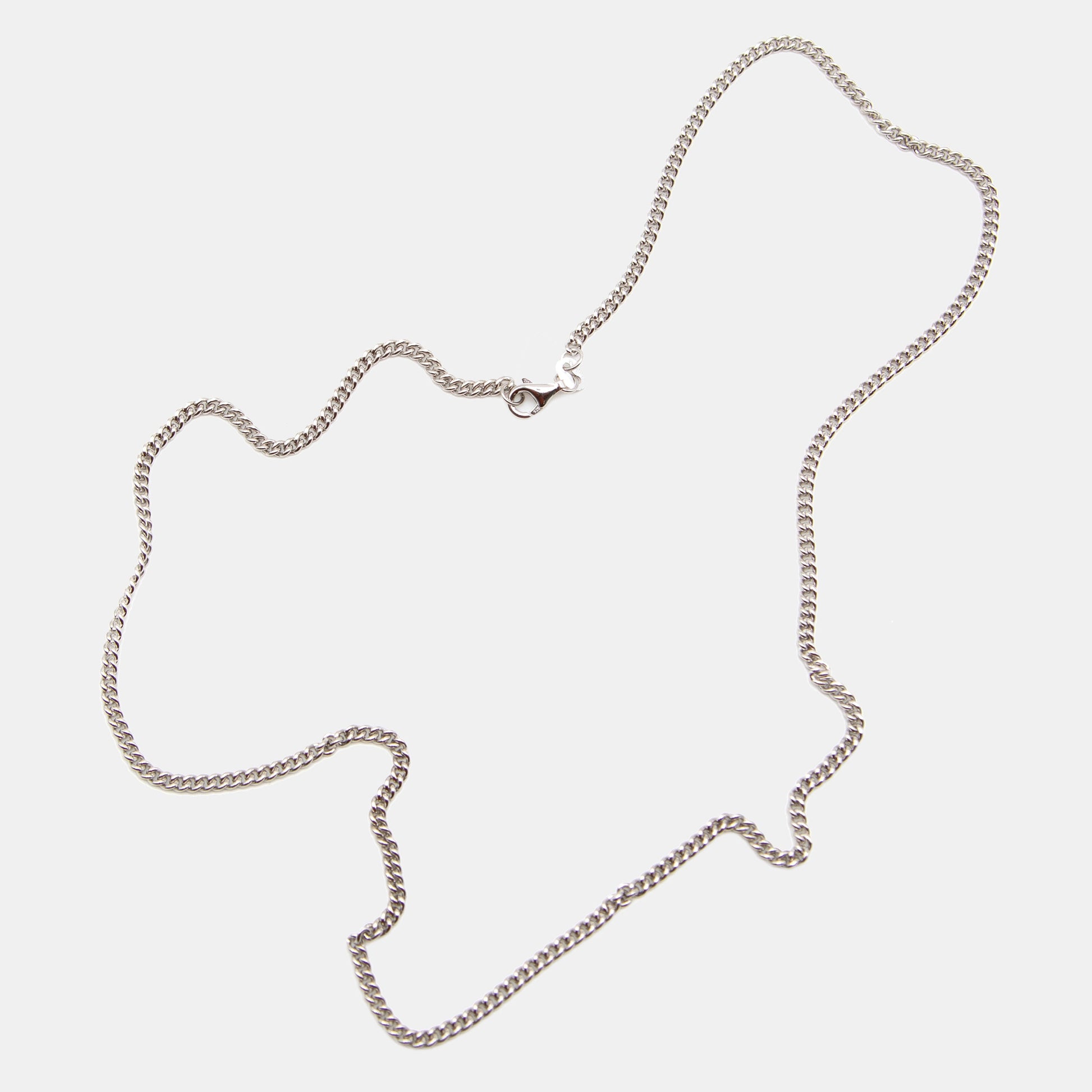 Silver 2.5mm Curb Chain